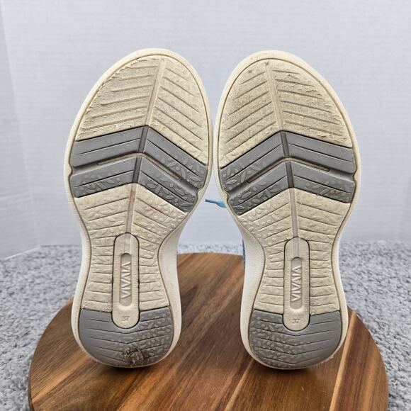 Vivaia Womens 37 Urban Sneaker Slider Mesh Light Blue Casual Lace Up Daily Light - Picture 8 of 13